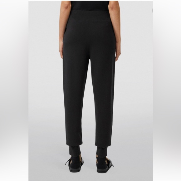 Burberry TB Monogram Cashmere Black Sweat Track pants SZ M NWT - Picture 2 of 12